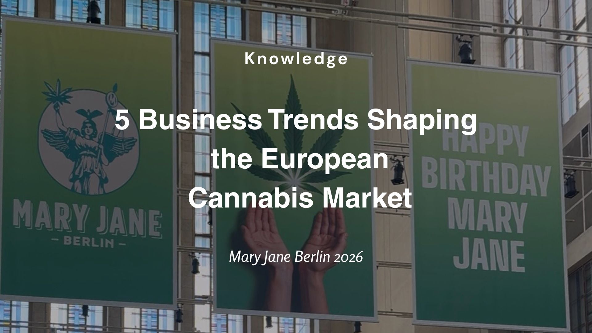 5 Business Trends Shaping the European Cannabis Market | Insights from Mary Jane Berlin 2026
